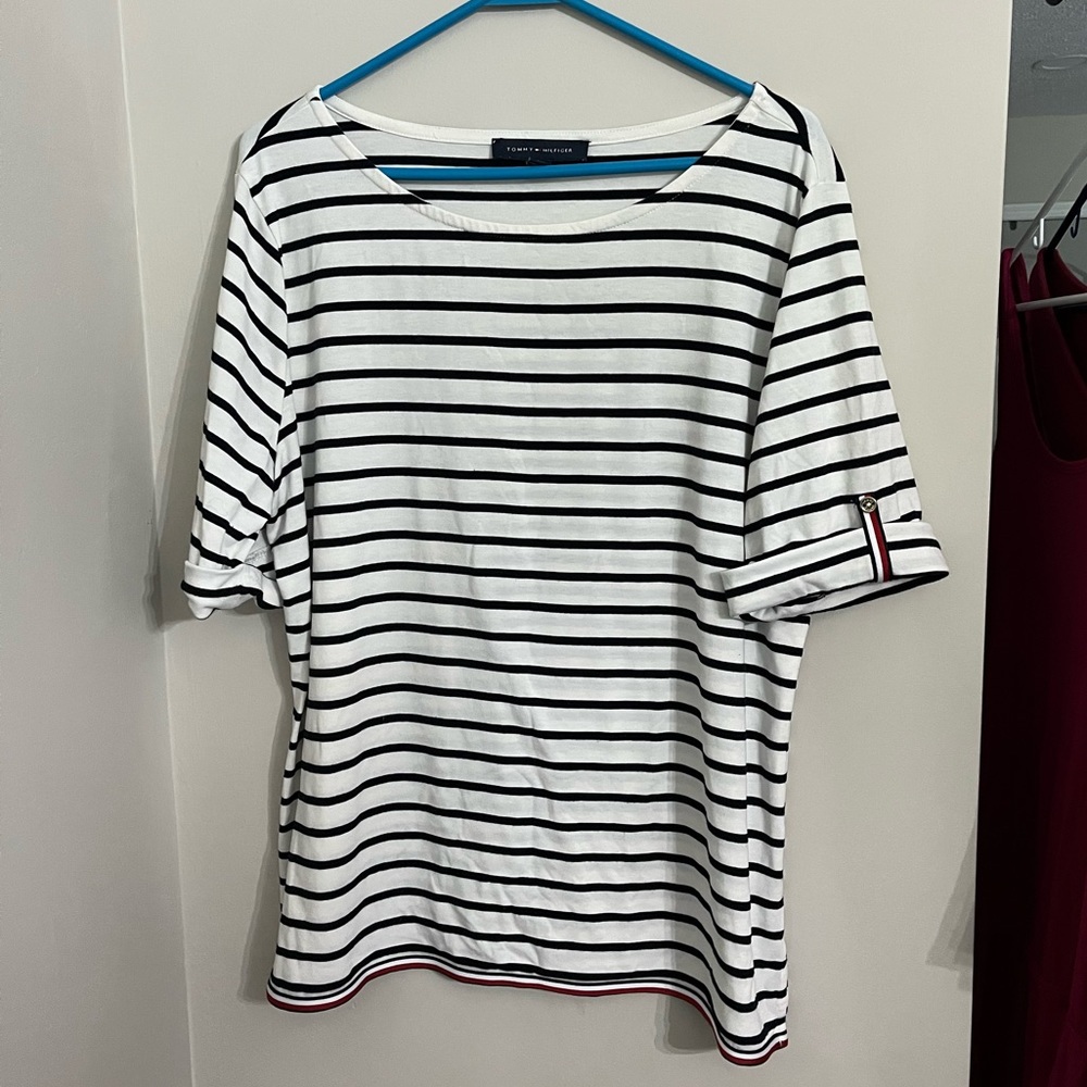 Tommy Hilfiger Striped Top, Size XL